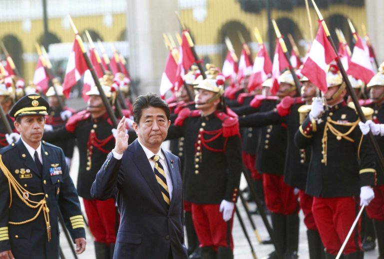 Shinzo Abe en Perú